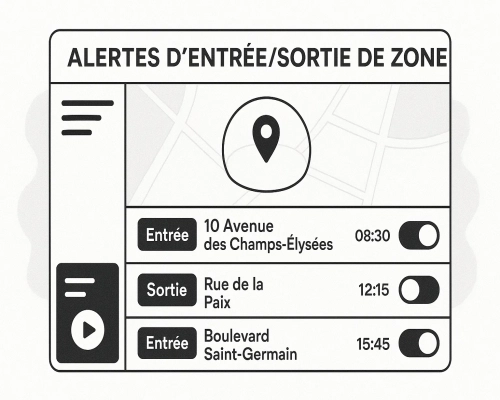 Configuration des alertes intelligentes dans l'application Fleetlize
