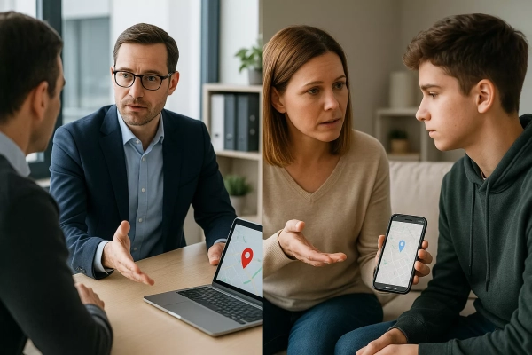 personne qui explique le consentement légal