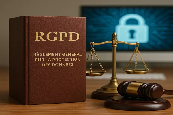 livre avec marquer rgpd