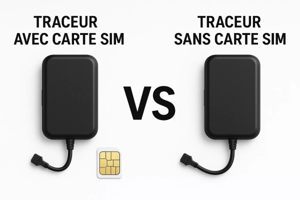 traceur avec et sans carte sim comparatif