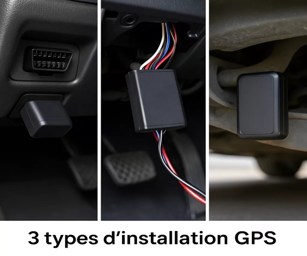 3 types d'installations des traceur gps