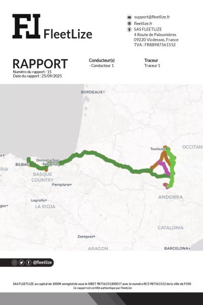 rapport fleetlize exemple